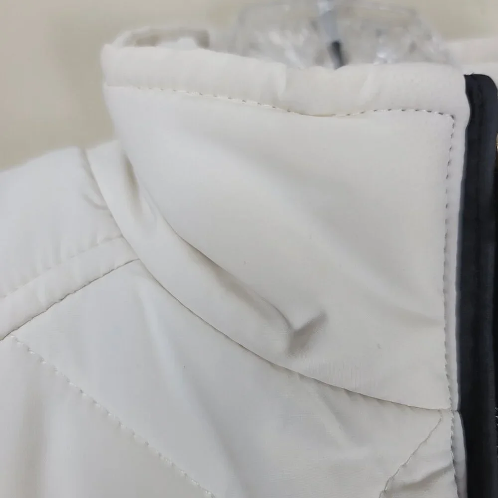 Lauren Ralph Lauren White Quilted Puffer Vest - Picture 12 of 13